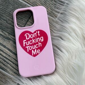 Velvet Caviar Don’t F Touch Me Case for Apple iPhone 14 Pro